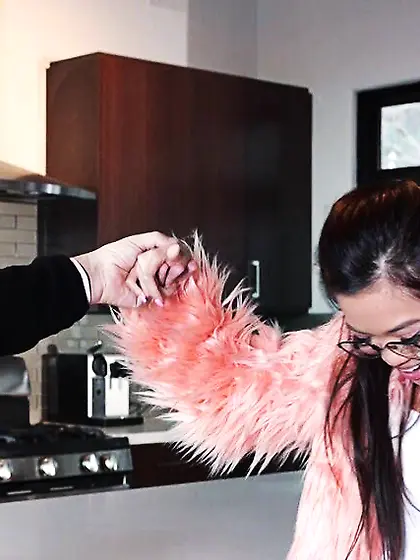 Two slutty lesbians playing with strapon