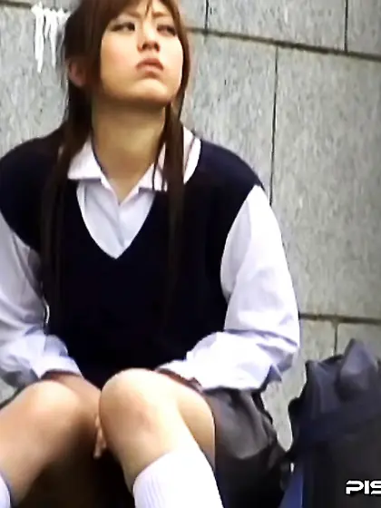 Naughty japanese coed minx