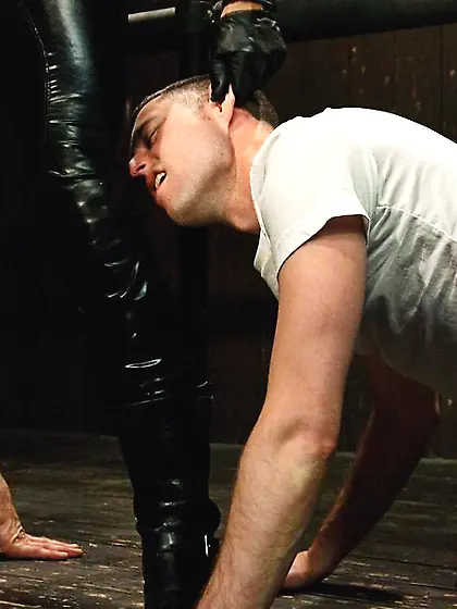 Handsome gay slaves fucked