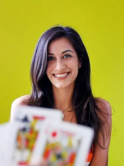 Cuet brunette,  Monica Breeze sucking a big dick and gets fucked