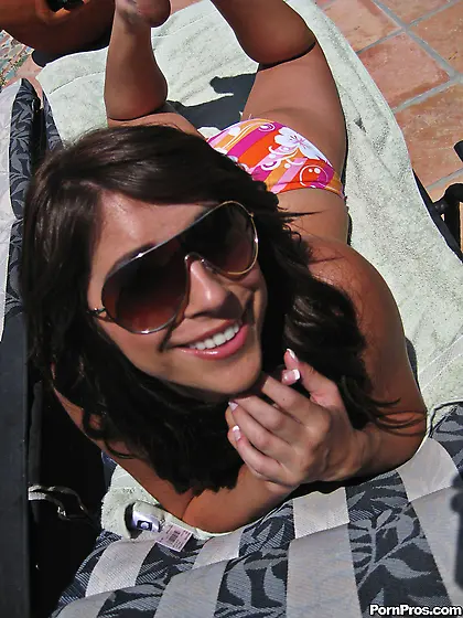 Big boobed teen chick shows her curvy body and gets slammed so d