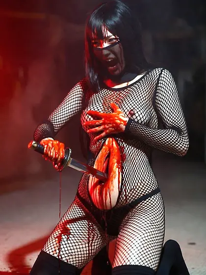 Kunoichi Gunshot Gore (AI)