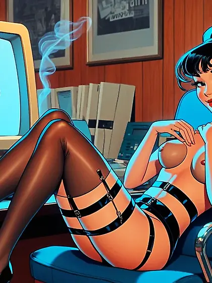 Pixwhores - Next Generation: Office Stockings