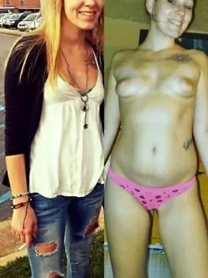 32yo blonde white trash slut with small saggy tits