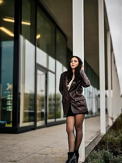 German pantyhose slut Kristina Evelyna