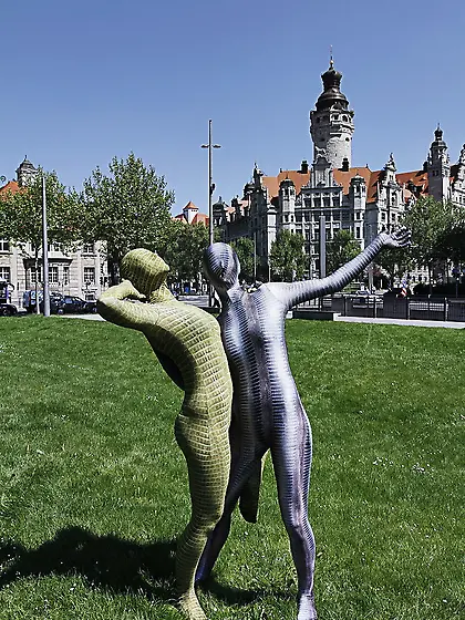 Green grey zentai wearing