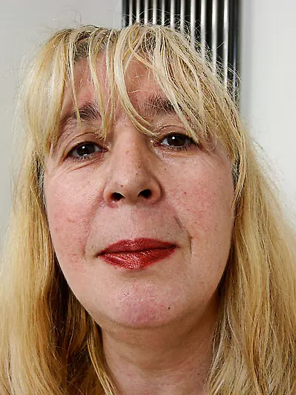 Hairy pussy blonde granny