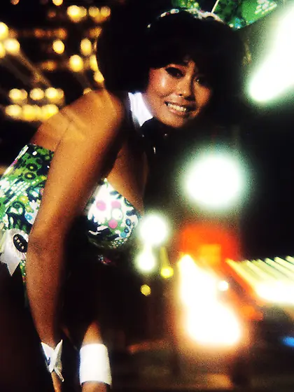 Brown-eyed brunette chameleon slut