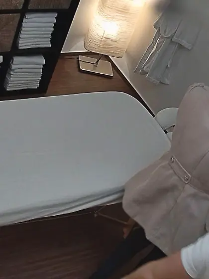 Beauty blonde enjoying hot