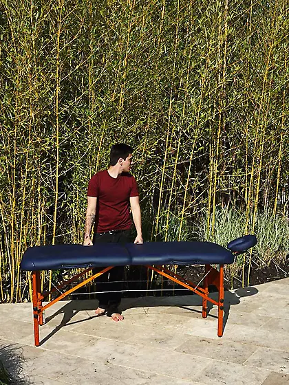 Blonde angel Mia Malkova gets a massage and a machine fuck on th