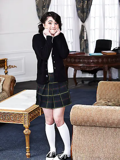 Young uniform beauty