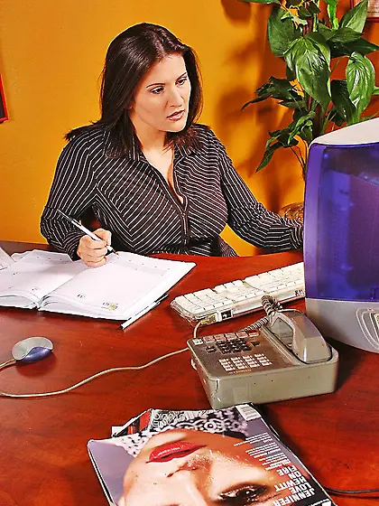 Busty office girl austin