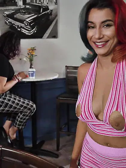 Roxie Sinner gets a good dicking from handsome black dude