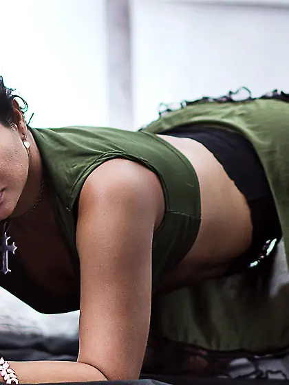 Big tits latin mature