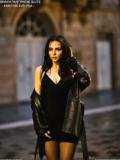 German pantyhose slut Kristina Evelyna