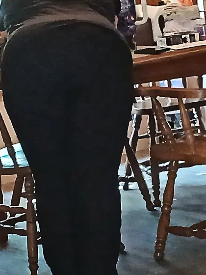 My sister is such a tease.  I would eat her ass.