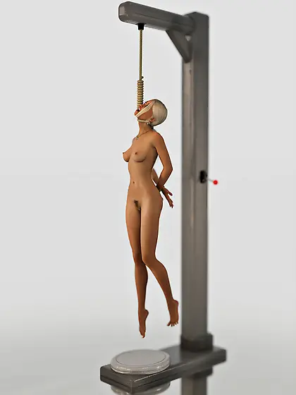 Teen girl hanged - punish,  misogyny,  bdsm,  tied