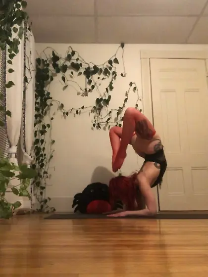 Red Head Goth Feral Nymph