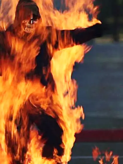 This FIRE SUIT isn't working!