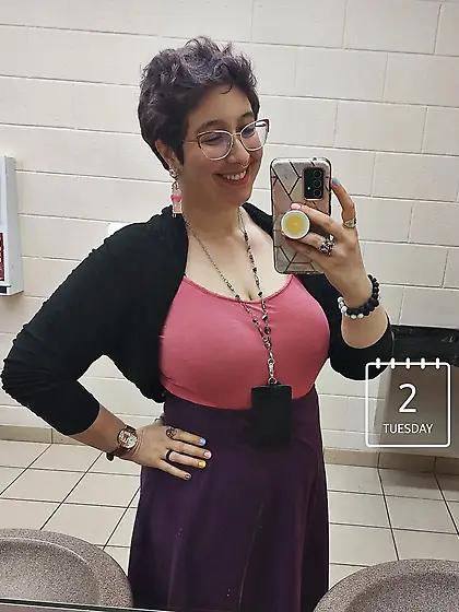 GIGANTIC TEACHER TITS