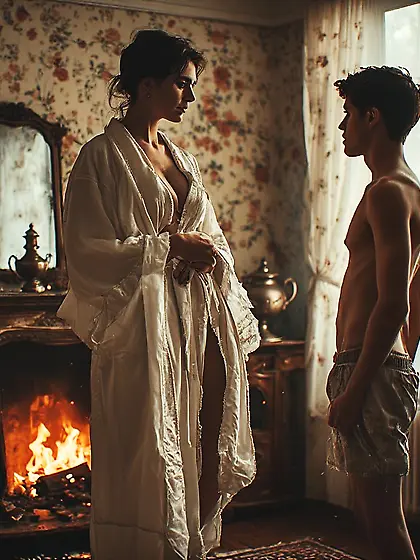 When father left the house,  Mom and I grew closer