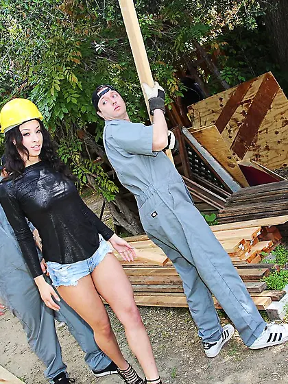 American new interracial teen gangbang