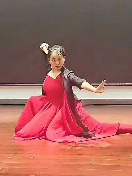 my friend,  a Slutty Chinese dance teacher
