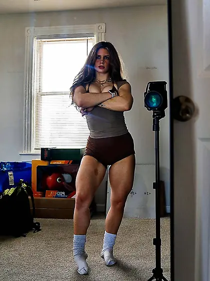 pawg wannabe tough musclebitch tk