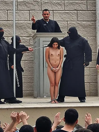 Prisoner of war being executed