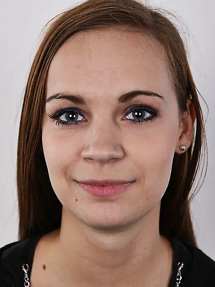 Lovely shaped brunette soft