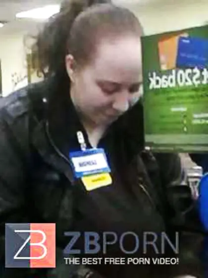 Large titted Walmart gal