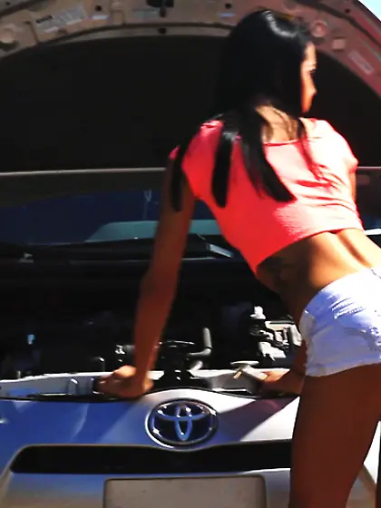 Sweet brunette freshie broken