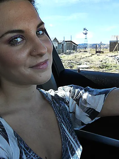 Guy is penetrating Bettina DiCapri???s pussy and filling her mou