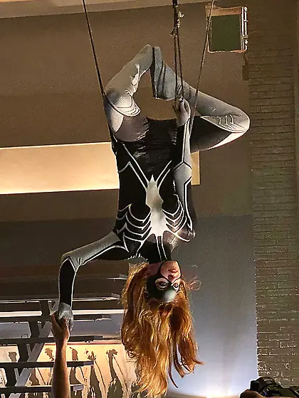 Sydney Sweeney - Madame Web bts - 2/14/24