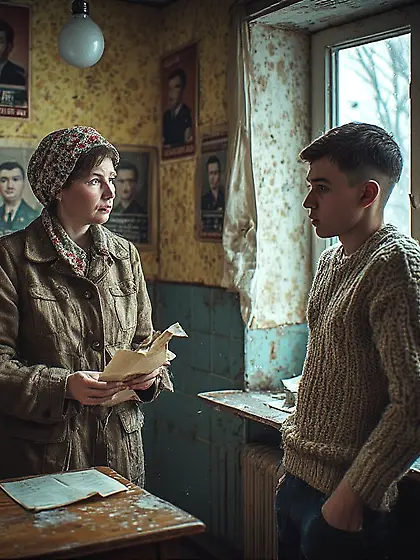 When father left the house,  Mom and I grew closer