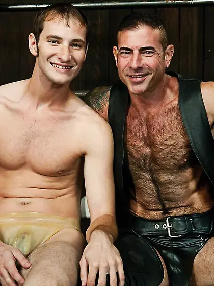 Young dude bondage spanked