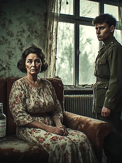 When father left the house,  Mom and I grew closer