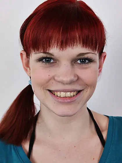 Cute redhead pony tail