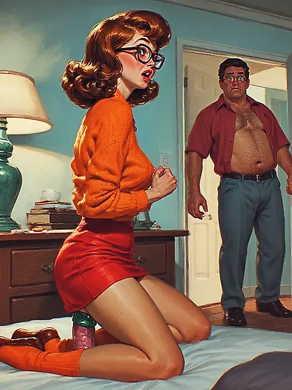 Velma caught with dildo