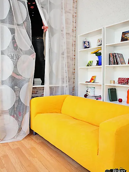 Nina is sitting pretty