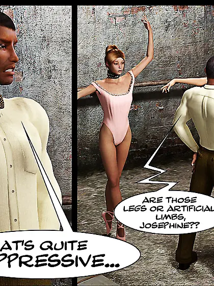 Cruel cartoon bdsm ballerina