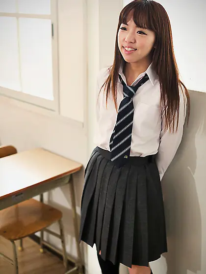 Seduced asian student nicely
