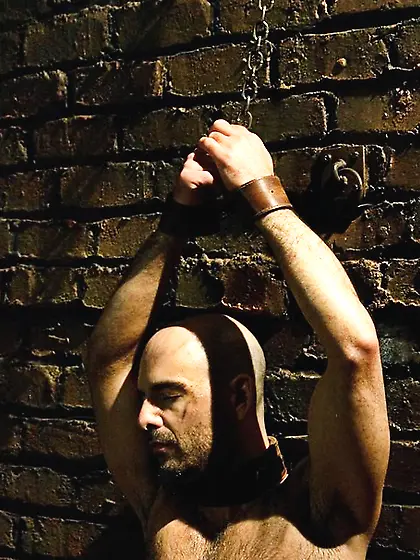 Horny bears having super hot bondage sex...