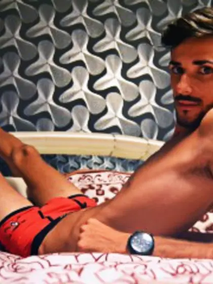 Brunette Young Man Joshua23Cms Striptease.