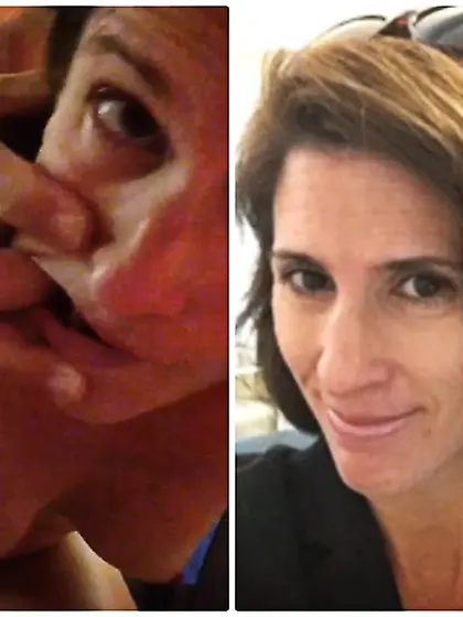 Wife and friends being fishhook