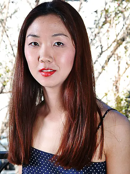 Asian babe Heidi Ho with South Korea demonstrates her tiny tits