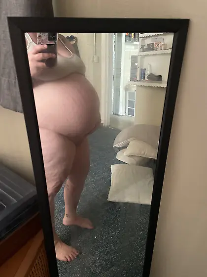 Chubby Pregnant Girlfriend Hairy Pussy Huge Tits