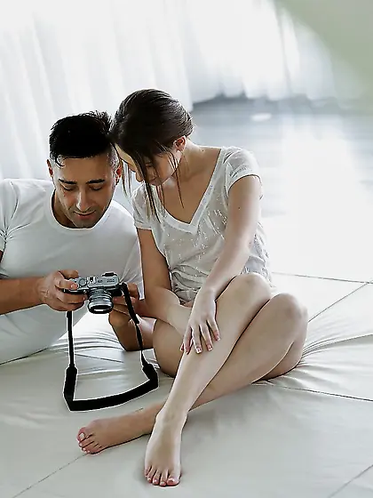 Fun with old camera ends for Euro couple with unforgettable and