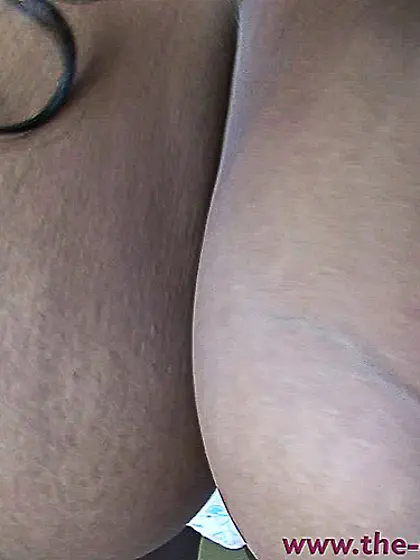 Extremle busty ebony beauty