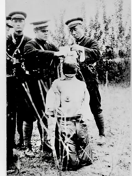 Chinese female execution